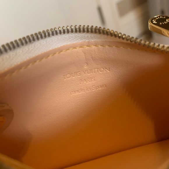 Louis Vuitton monogram multicolor key pouch in white - Picture 5 of 13